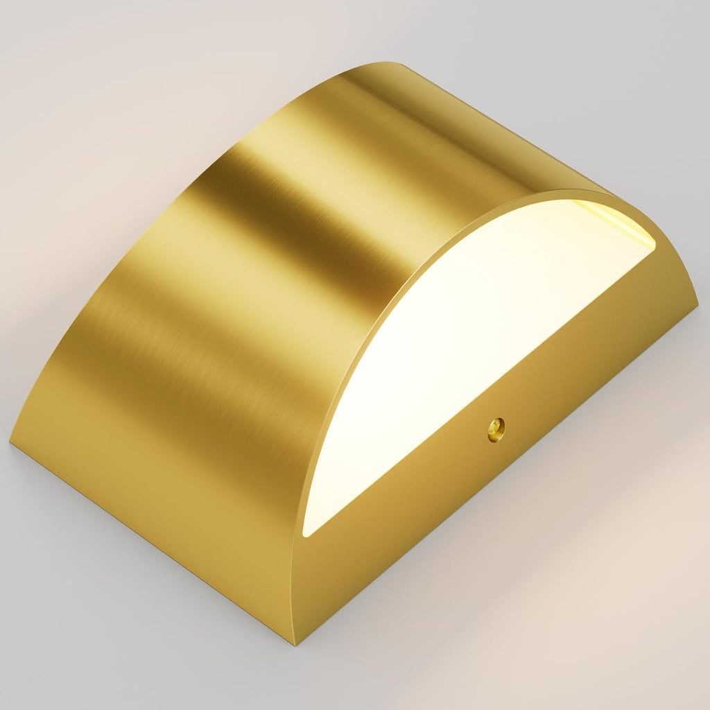 Up Down Brushed Gold 3000K Indoor Wall Sconces