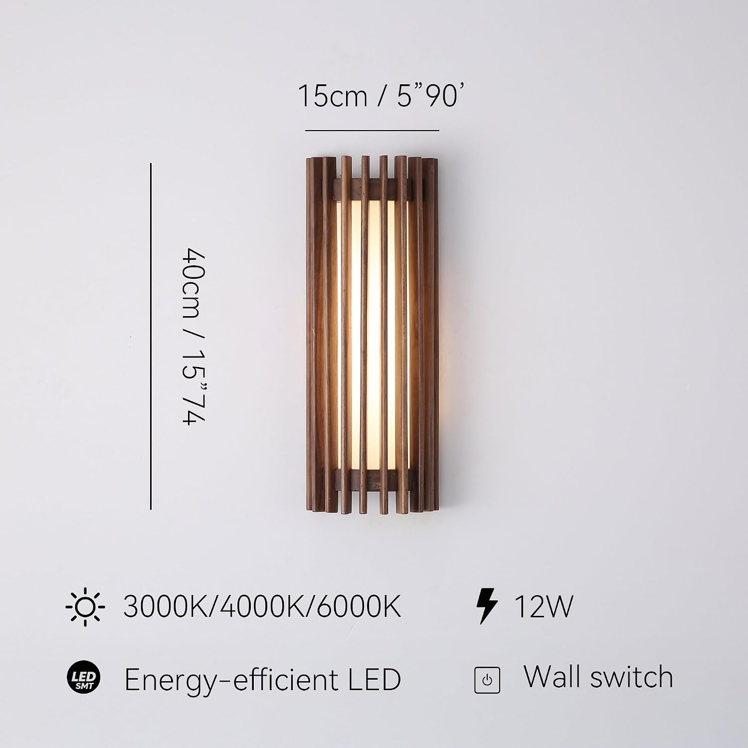 Modern Wabi Sabi LED Adjustable Color Wall Sconce